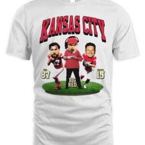 Kansas City Chiefs Big Head Kc T Shirt