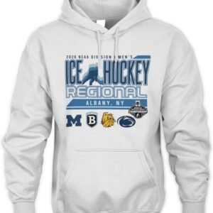 Division I Men's Ice Hockey Regional Albany Champion Hoodie