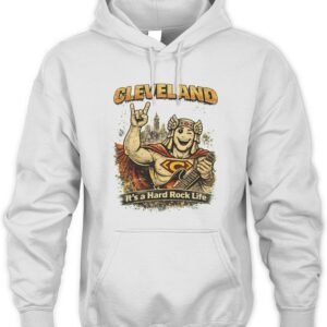 Cleveland Hard Rock Life Guardman Vintage Hoodie