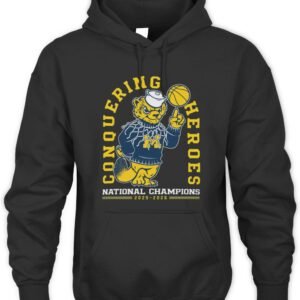 Michigan Conquering Heroes Basketball T Shirt Hoodie