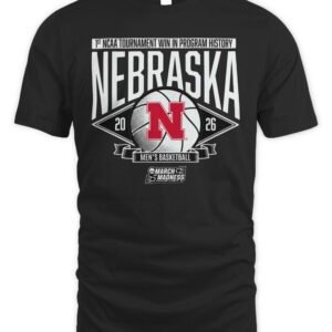 Nebraska Cornhuskers 2026 1st NCAA Tournament Win T ShirtNebraska Cornhuskers 2026 1st NCAA Tournament Win T Shirt