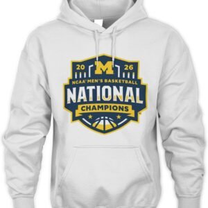 Michigan Wolverines MBB 2026 National Champions Logo T Shirt Hoodie