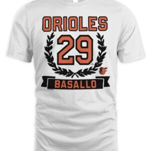 Baltimore Orioles Samuel Basallo Homage Stone Wreath Rookie Graphic Tri-Blend T-Shirt