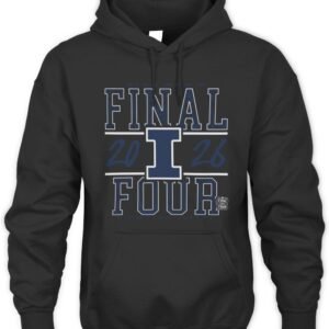 2026 NCAA Illinois Fighting Illini Men's Basketball Final Four Hoodie