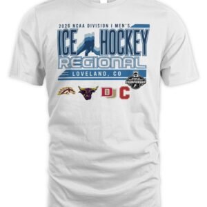 2026 NCAA Division I Men's Ice Hockey Regional Loveland Champion T Shirt