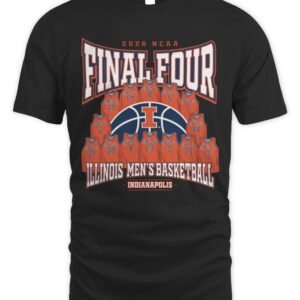 Illinois Fighting Illini Men's Basketball 2026 Final Four Madness T Shirt