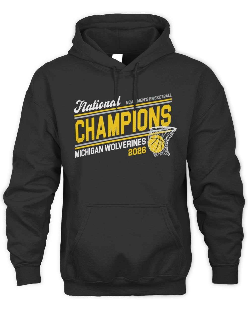Michigan 2026 Basketball National Champions Action Play T-Shirt Hoodie