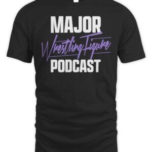 Major Wrestling Figure Podcast Logo T Shirt