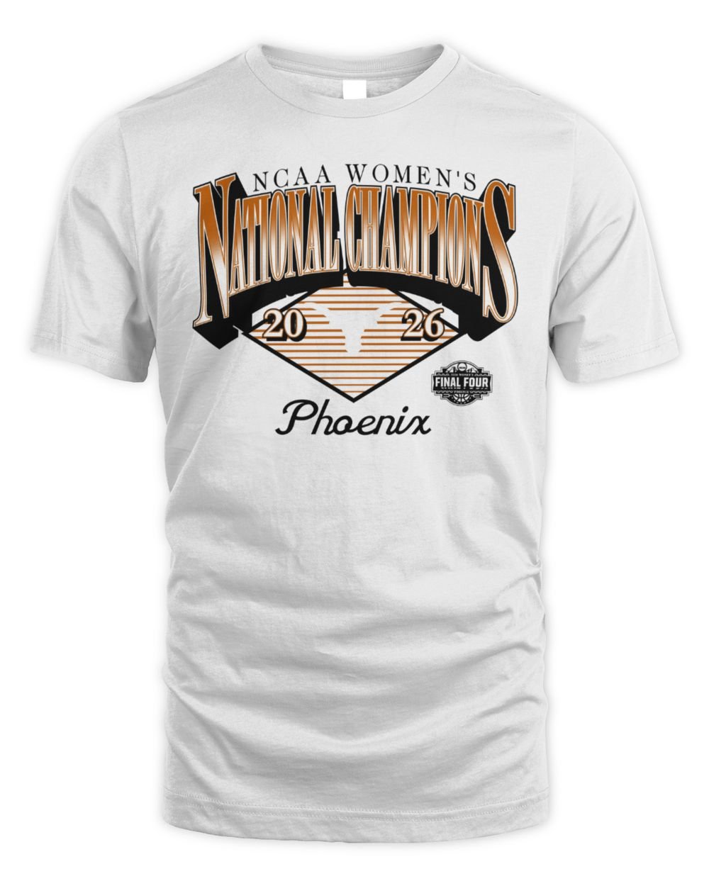 Texas Longhorns 2026 NCAA Women's Basketball National Champions T-Shirt