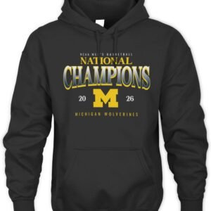 Michigan 2026 Basketball National Champions Graded T-Shirt Hoodie