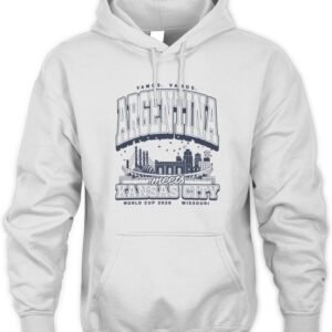 Argentina Kansas City Max Collegiate T Shirt Hoodie