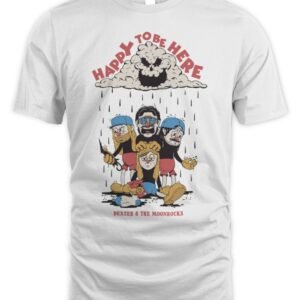 Dexter and The Moonrocks Shop Happy To Be Here T-Shirt
