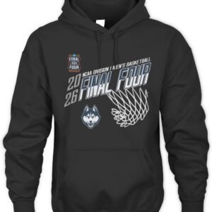 UConn Huskies Champion 2026 NCAA Men's Basketball Tournament March Madness Final Four Hoodie