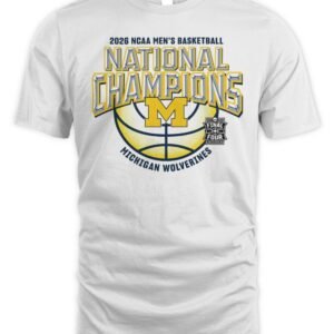 Michigan 2026 Men's Basketball National Champions Classic Tee