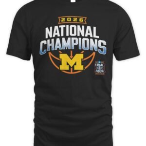 Michigan Wolverines 2026 NCAA Men's Basketball National Champions T-Shirt