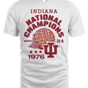 Indiana 1976 Number 1 National Champions T Shirt