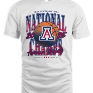 Arizona Wildcats Men's Basketball 2026 National Champs Tee