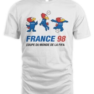Zara Fifa World Cup 1998 France 1986 Vintage T Shirt