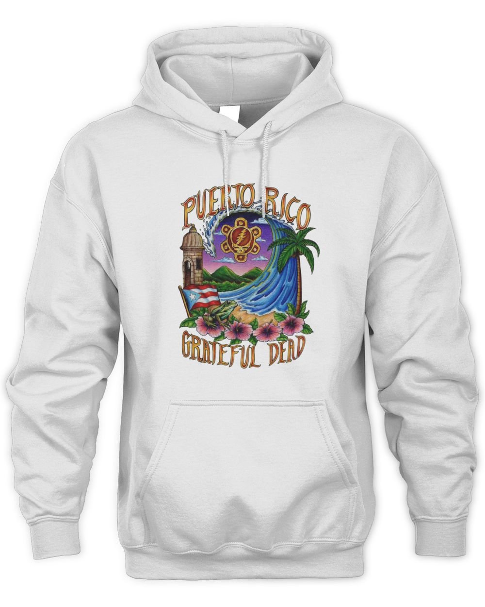Grateful Dead Puerto Rico United States of Dead T-Shirt Hoodie