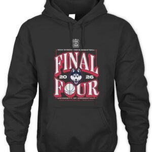 UConn Huskies 2026 NCAA Men's Basketball Tournament March Madness Final Four Hoodie