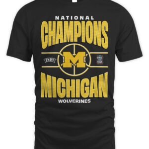 Michigan Wolverines 2026 NCAA Men's Basketball National Champions Bracket T-Shirt