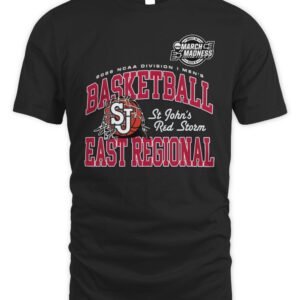 2026 NCAA Division I Men's Basketball St John's Red Storm East Regional T Shirt