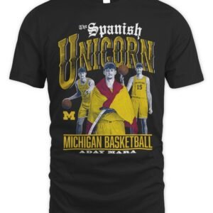 Aday Mara Michigan Wolverines Basketball Spanish Unicorn T Shirt