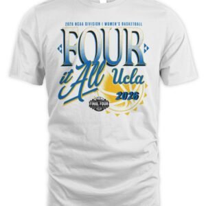 UCLA Bruins 2026 NCAA Women's Basketball Tournament March Madness Final Four Zone Move T-Shirt