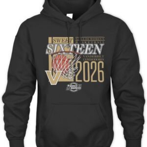 Vanderbilt Commodores Sweet Sixteen 2026 NCAA Division I Women's Basketball Regional Hoodie