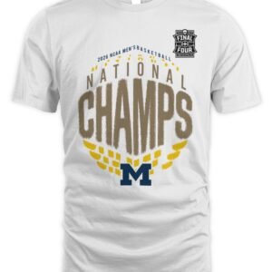 Michigan Wolverines 2026 NCAA Men's Basketball National Champions Locker Room T-Shirt
