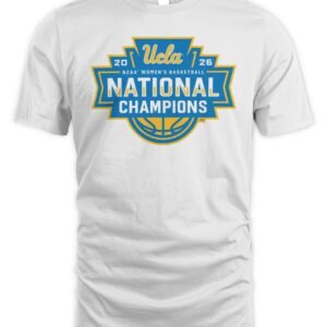 UCLA Bruins WBB 2026 National Champions Logo T Shirt