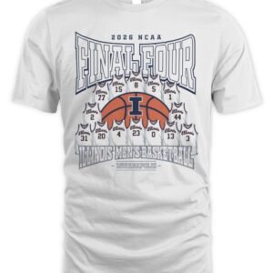Illinois Fighting Illini NCAA Men's Basketball 2026 Final Four Madness T Shirt