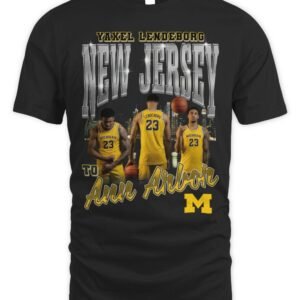 Yaxel Lendeborg Michigan Wolverines Basketball 90s Streetwear T Shirt