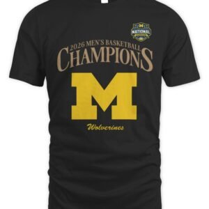 Michigan Wolverines Men's Block M Champs Tee
