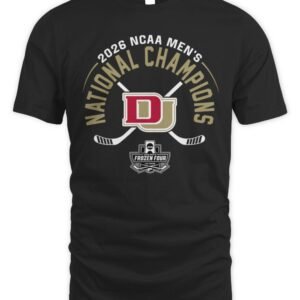Denver Pioneers Men’s Hockey 2026 Frozen Four National Champions T Shirt
