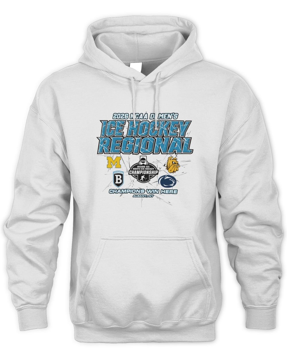 2026 NCAA Division I Men's Ice Hockey Regional Albany NY Hoodie