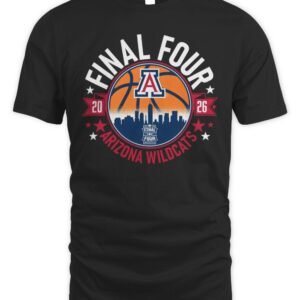 Arizona Wildcats MBB 2026 Final Four T Shirt