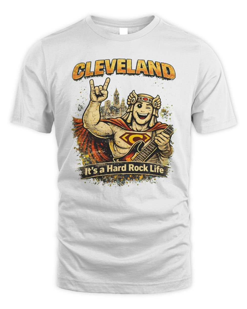 Cleveland Hard Rock Life Guardman Vintage T Shirt