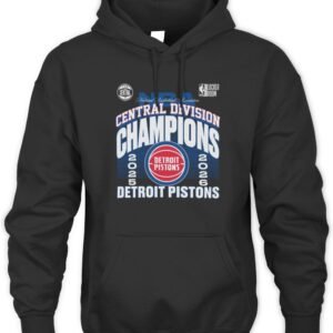 Detroit Pistons 2026 Division Champions Locker Room T Shirt Hoodie