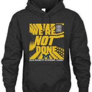 Michigan Wolverines Men's Basketball Final Four Locker Room Hoodie
