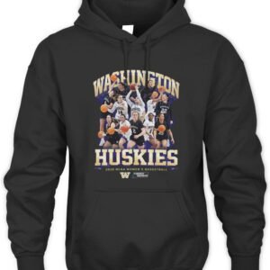 Washington Women's Basketball NCAA March Madness 2026 Team Collage Hoodie