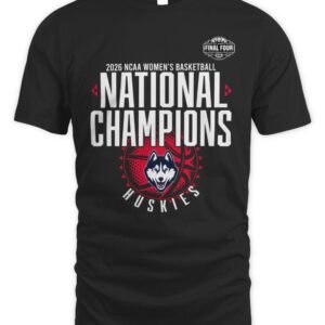 UConn Huskies 2026 NCAA Women's Basketball National Champions Locker Room T-Shirt
