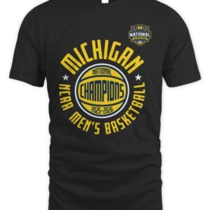Michigan Men's Basketball 2025-2026 National Champions Schedule Tee