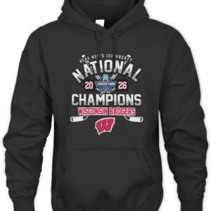 Wisconsin Badgers 2026 NCAA Hockey Champions T-Shirt Hoodie