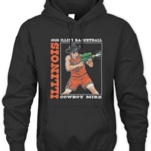 David Mirkovic Cowboy Mirk Illinois Fighting Illini Basketball 2026 Hoodie
