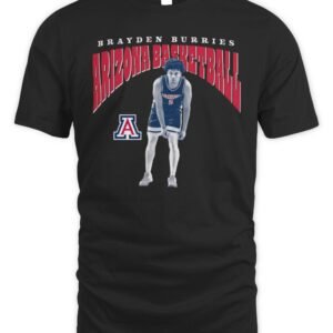 Arizona Basketball Brayden Burries Retro 90s T Shirt