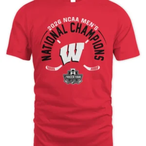 Wisconsin Men’s Hockey 2026 Frozen Four National Champions T Shirt