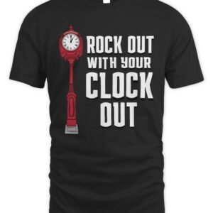 Cincinnati Rock Out With Your Clock Out T Shirt