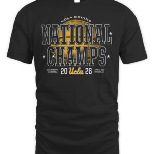 Homefield UCLA Bruins 2026 NCAA Women's Basketball National Champions T-Shirt