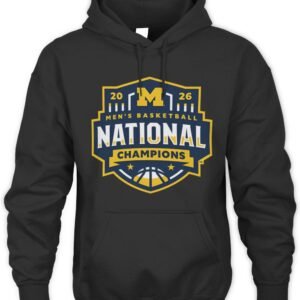 Michigan National Championship Merch Michigan Wolverines Men's National Champions Hoodie